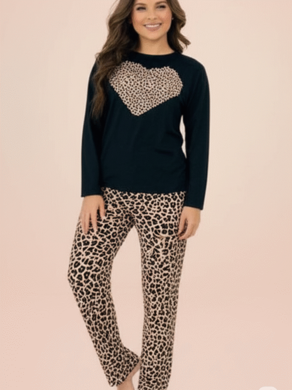 Pijama Feminino Animal Print