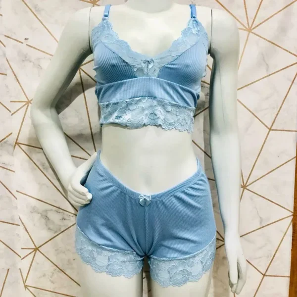Conjunto Canelado Lingerie - Imagem 4