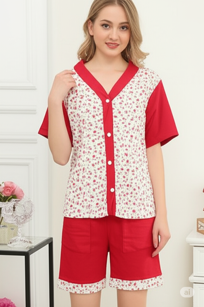 Pijama Americano de Algodão