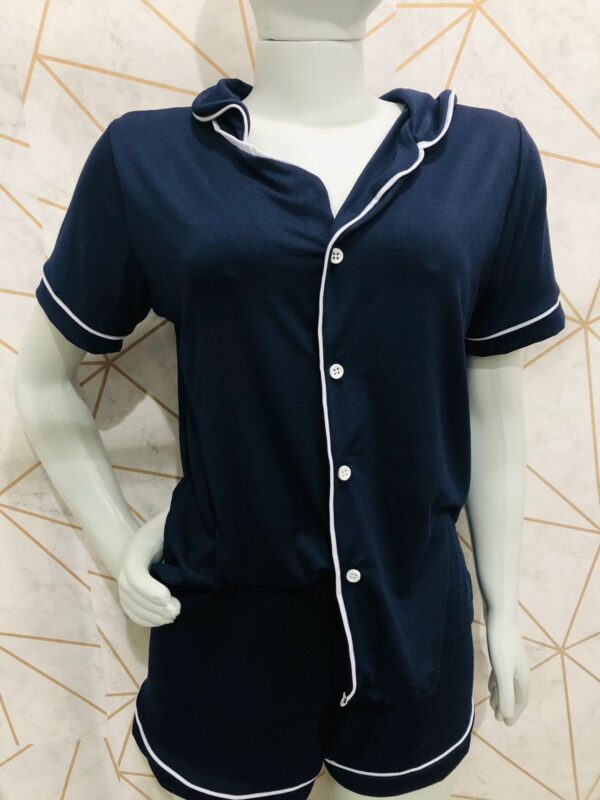 Pijama Americano Liso - Imagem 4